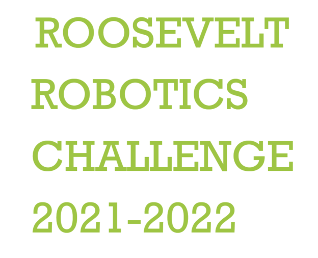 Image contenant du texte disant Roosevelt Robotics Challenge 2021-2022